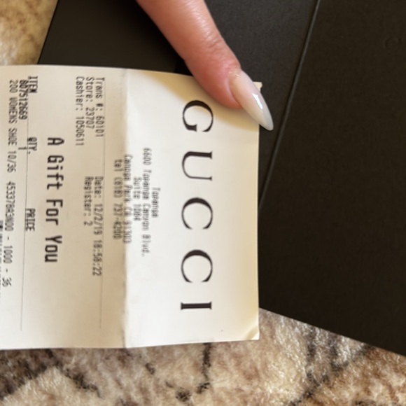 Gucci Women's Marmont High Block Heel Sandals - Picture 9 of 9